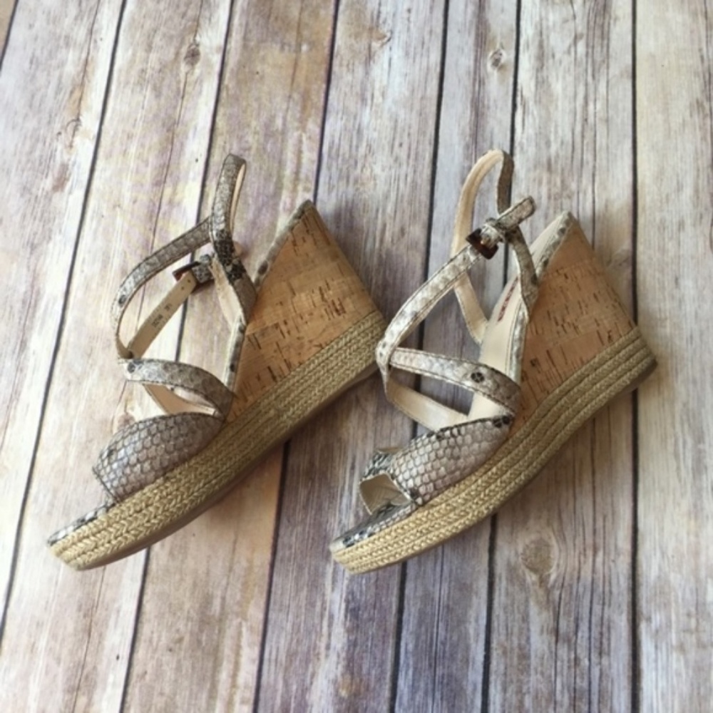 Prada Python Snake Calzature Donna Wedge Sandals - image 6